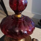 Sampa Helios lamp in red glass