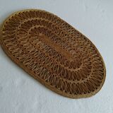 Grand dessous de plat en paille