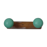 Porte-manteau 2 patères de 1950/60