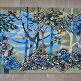 Tapisserie sérigraphiée « La forêt » de  Robert Debiève