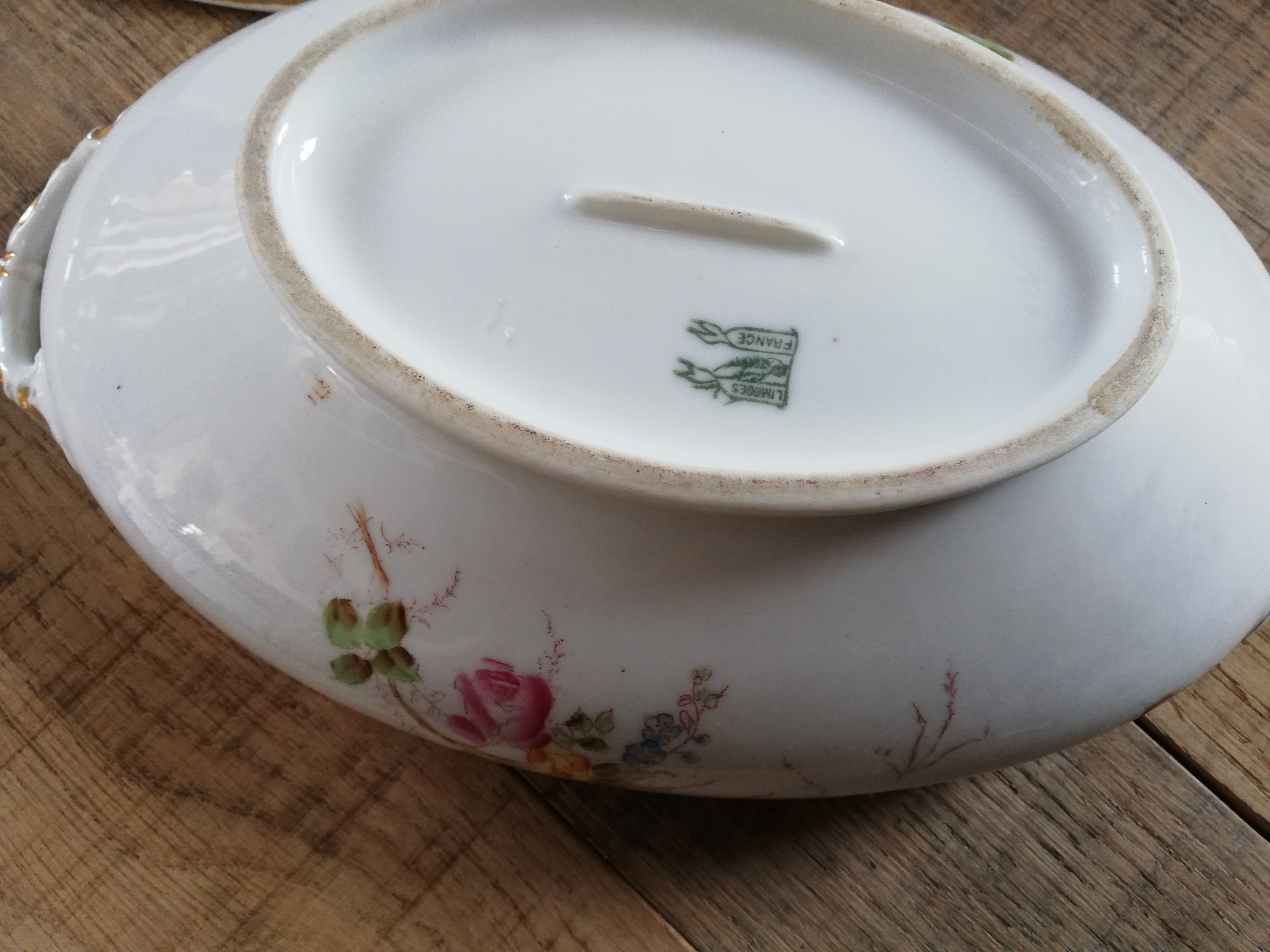 Soupière porcelaine de Limoges