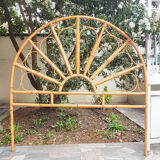 Rattan headboard