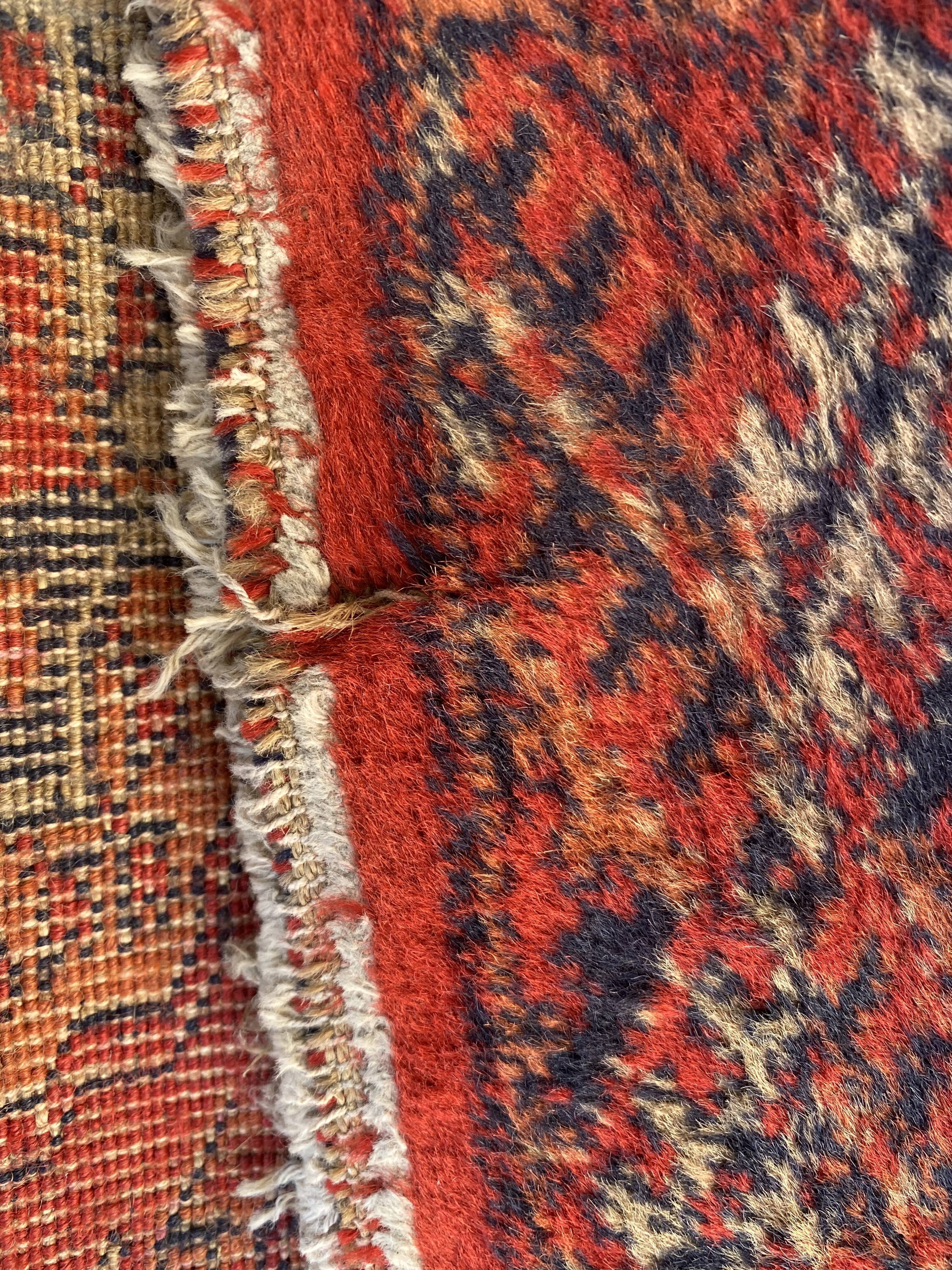 70x142 cm wool bukhara-style carpet