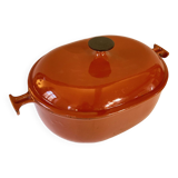 Le Creuzet enameled cast iron casserole dish