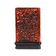 Red vase, Fat Lava, German design, 1960s, made in West Germany