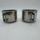 Lot tasses inox vintage