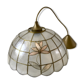 Mother-of-pearl and brass suspension 60s-70s
