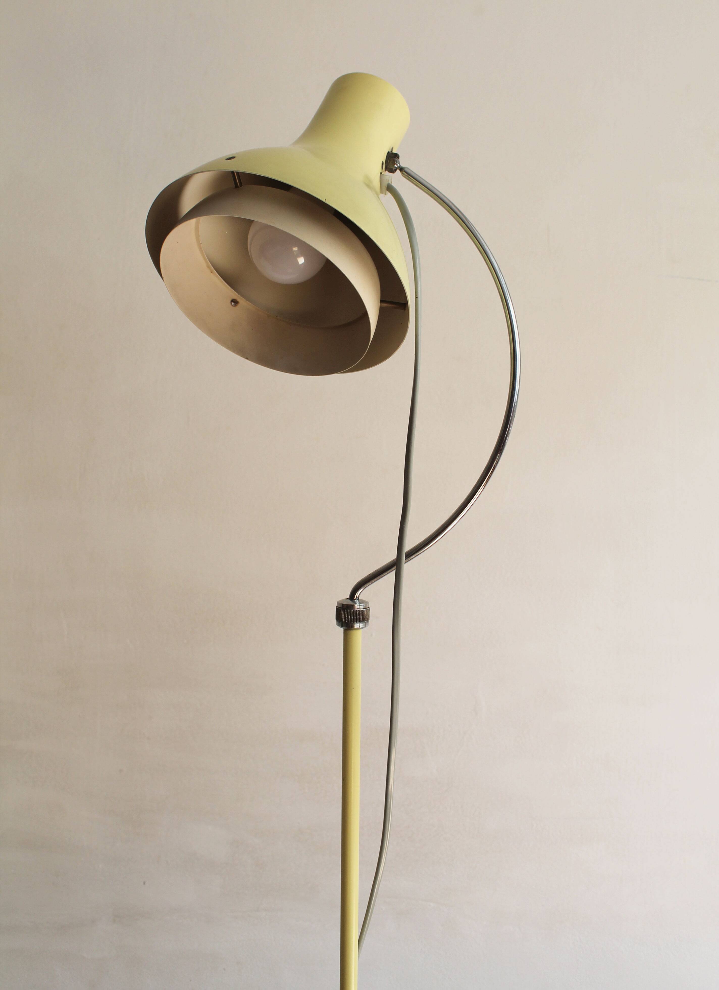1960's Mid Century Floor Lamp by Josef Hurka