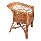 Children's rattan armchair