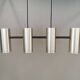 Very beautiful and rare Cylinder IV hanging lamp designed by Jo Hammerborg for Fog og Mørup in 1966.