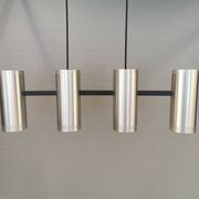 Very beautiful and rare Cylinder IV hanging lamp designed by Jo Hammerborg for Fog og Mørup in 1966.