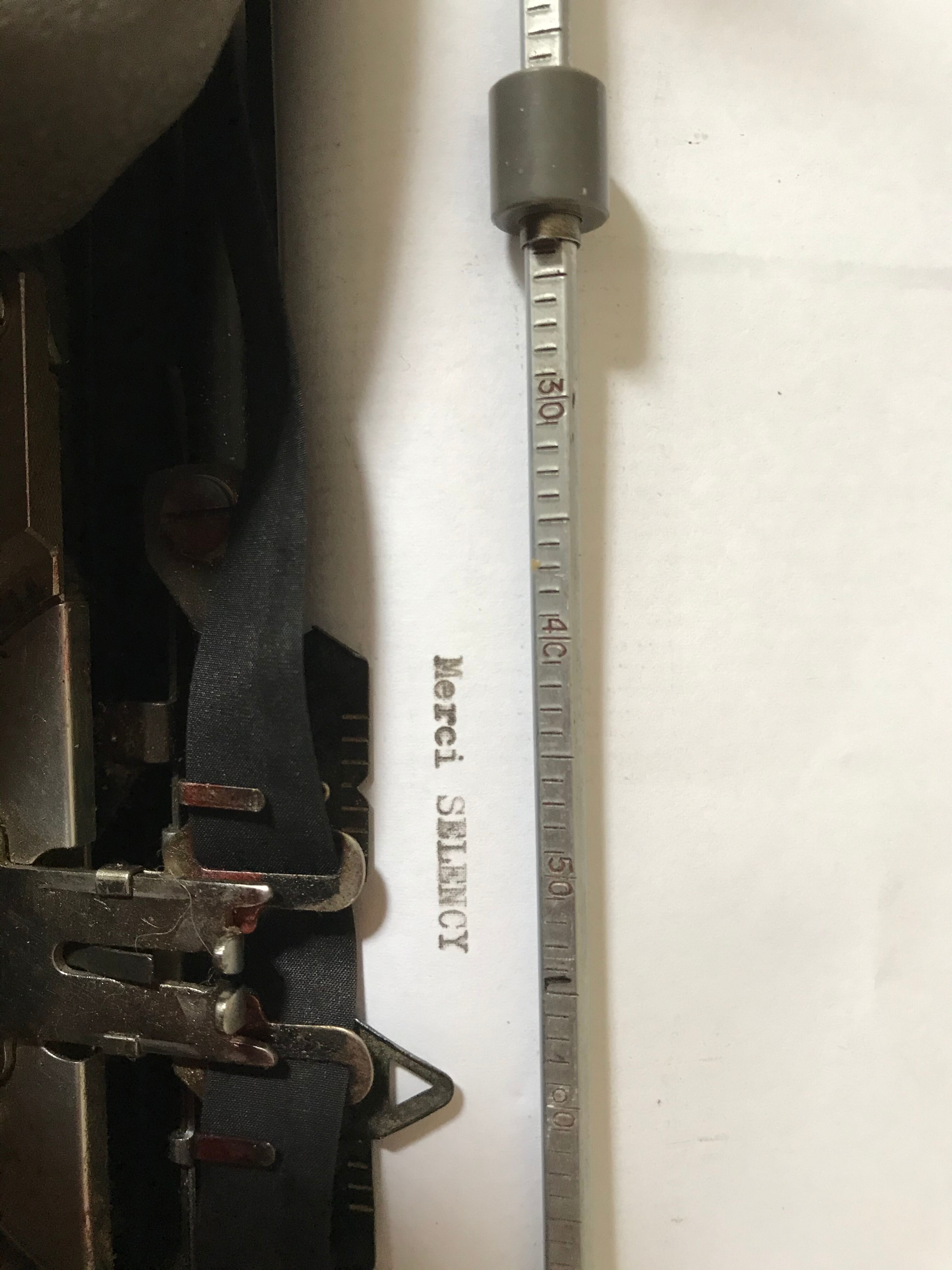 Typewriter Japy circa 1950