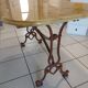 Bistro table vintage marble