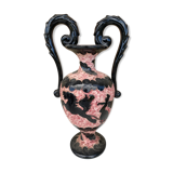 Vase céramique vintage Lamarche Vallauris Monaco 1960