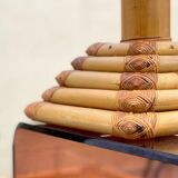 Bamboo lamp.