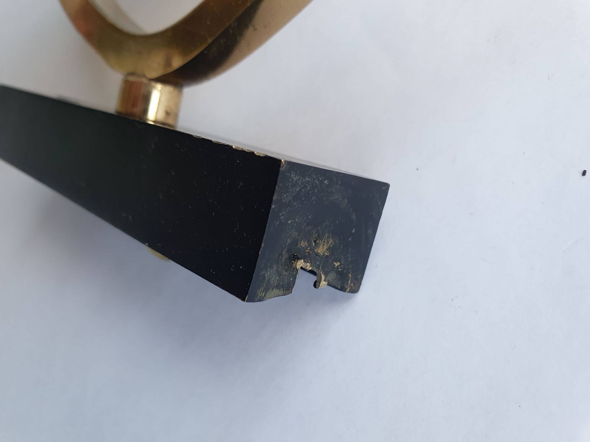 Pair of antique gold wall sconces