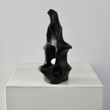 Free-form ceramic, painted black, 1969
