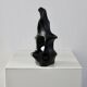 Free-form ceramic, painted black, 1969