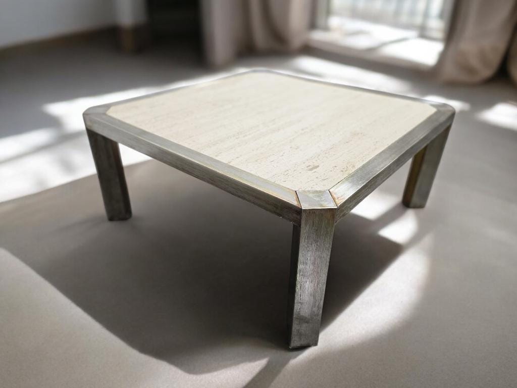 Vintage coffee table / Belgochrom coffee table