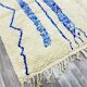 Handmade traditional natural wool rug size 3/4 m