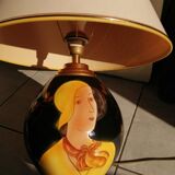70s lamp signed Louis Drimmer