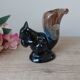 Vintage squirrel vase in flamed stoneware – 1960 - 1970