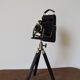 Kodaks black bellows camera