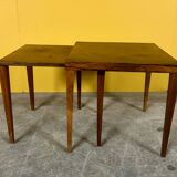 Nid danois de 2 tables en palissandre du milieu du siècle, 1960