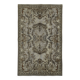 Overdyed Wool Vintage Handmade Carved Rug 166 cm x 266 cm
