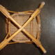 Wicker rattan child chair 1950