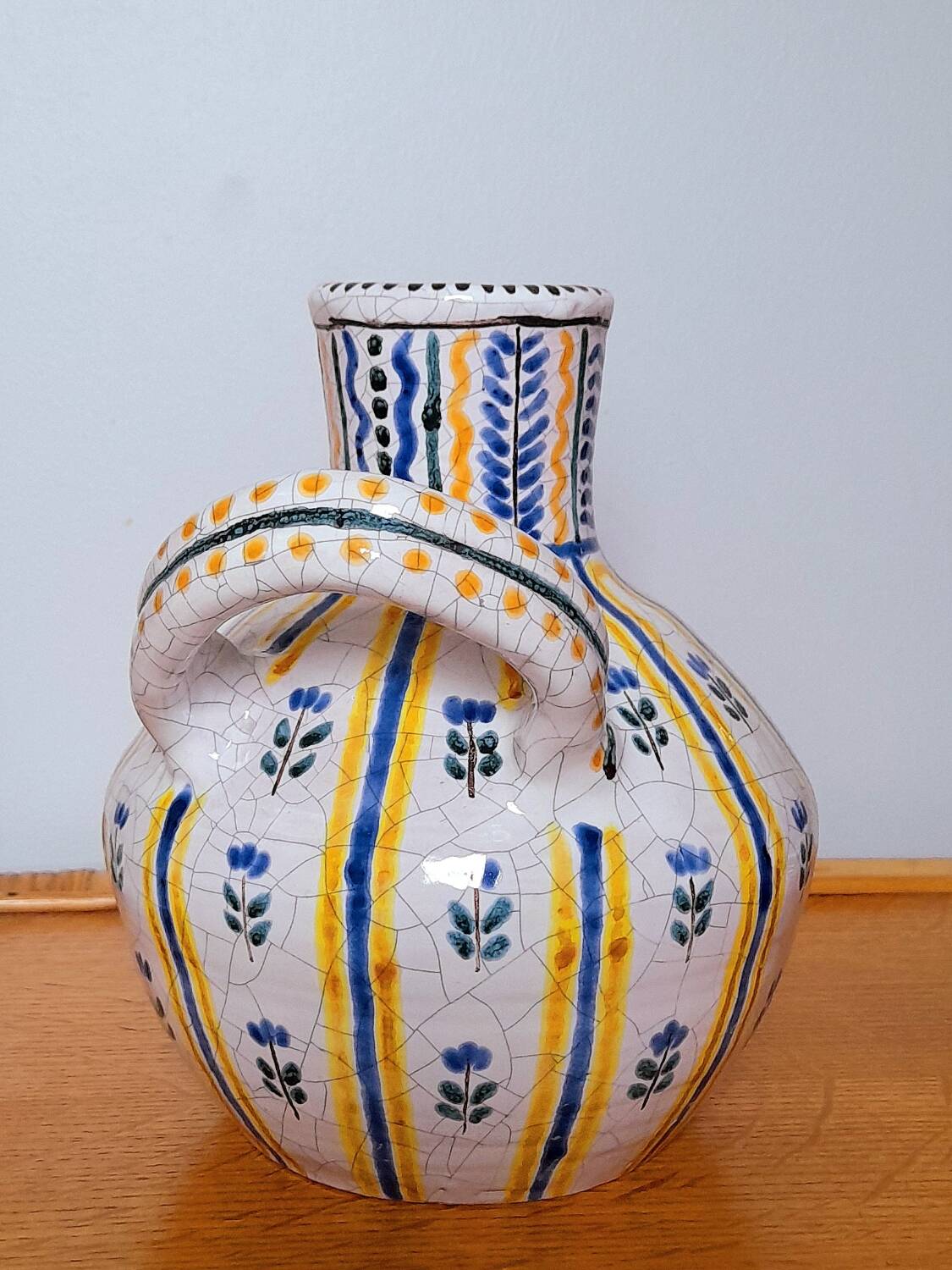 Vase en céramique émaillée, 1950.