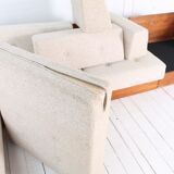 Modular teak corner sofa by Mikael Laursen