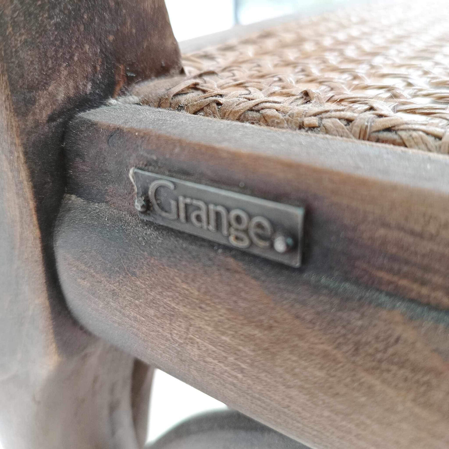 Cane armchair model Faux bamboo brand Grange