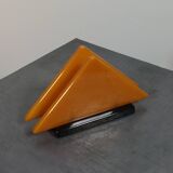 Organisateur de bureau en bakélite triangulaire Art déco