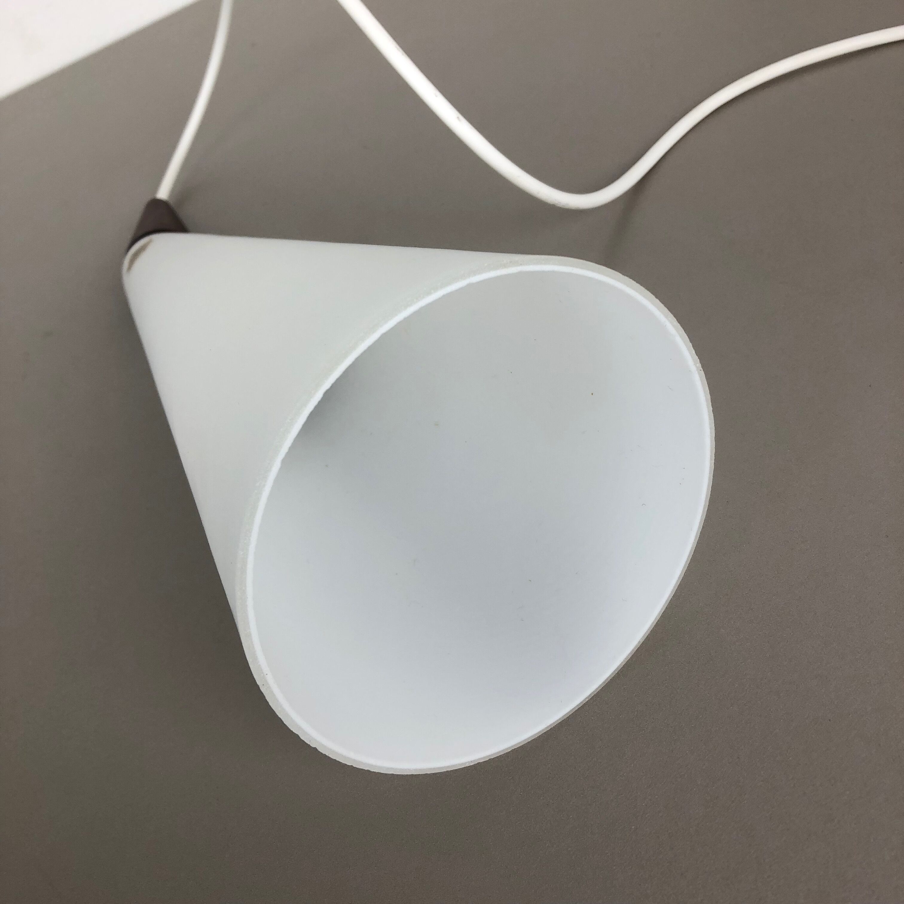 Set of 2 "trompet" hanging lamps by Jo Hammerborg for Fog & Mørup, Denmark, 1963