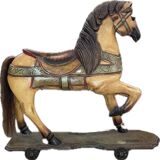Carved wooden horse