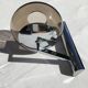 Sciolari smoked globe sconce 1970