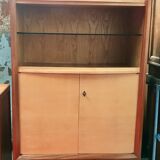 Vintage showcase in ash and French modernist lemon tree