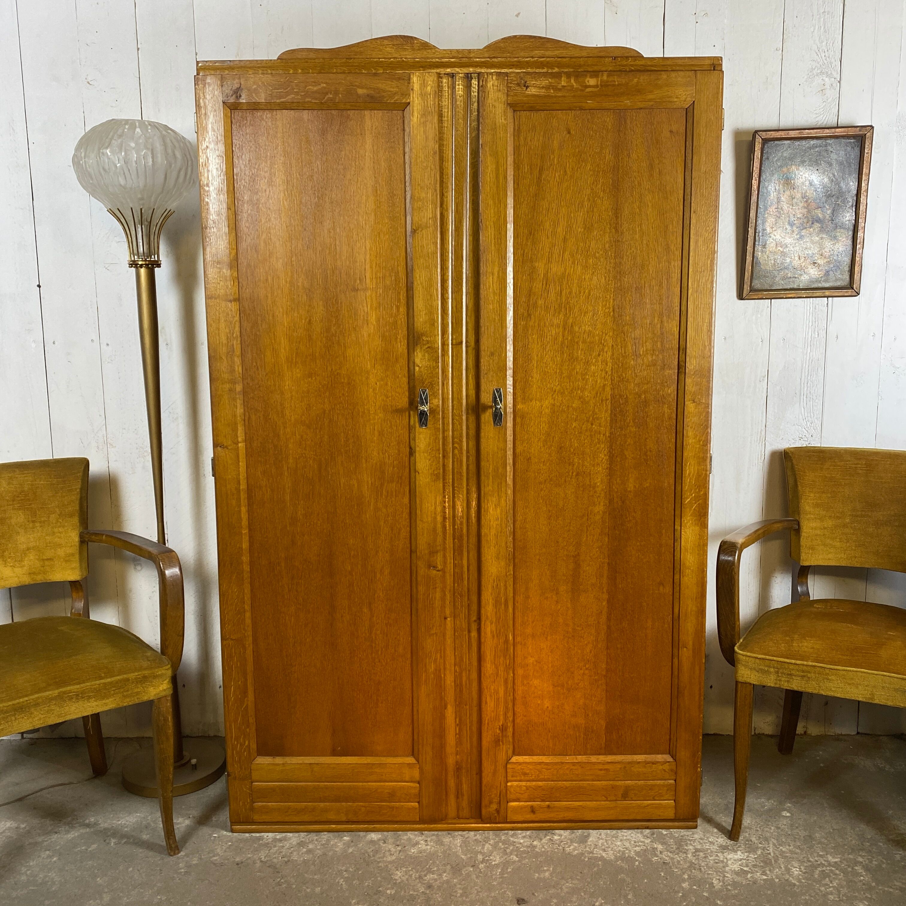 Parisian oak wardrobe