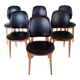 Lot de 6 chaises vintage " Pégase " Baumann