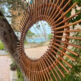 Rattan mirror 1968
