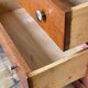 Art deco oak chest of drawers