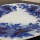 Old mounted plate, Bryonia Sarreguemines Terre de fer compotier