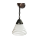 Original Philips Phililite Glass and Copper Pendant, 1930s