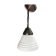 Original Philips Phililite Glass and Copper Pendant, 1930s