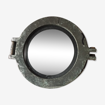 Vintage porthole mirror