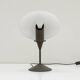 Glass table lamp by VeArt, Italy 1980s.
