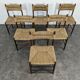 Set of 6 Dordogne chairs by Robert Sentou