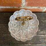 Cake Stand Antique Crystal + Gilded Bronze Trays #