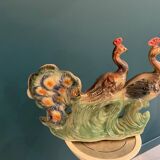 Peacock centerpiece